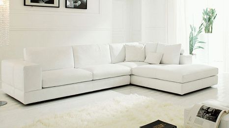 Кожаный угловой диван Milan